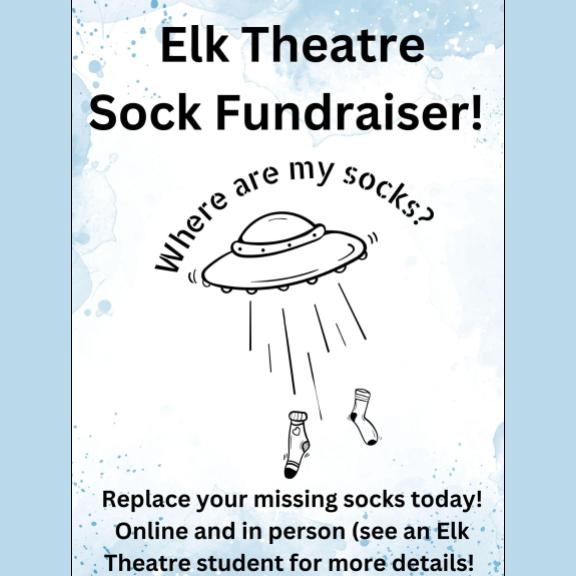  Elk Theatre Sock Fundraiser! Replace your missing socks today!